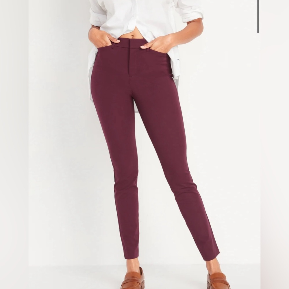 High-Waisted Pixie Skinny Ankle Pants